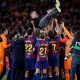 Barcelona beat Real Madrid in el classico to win title
