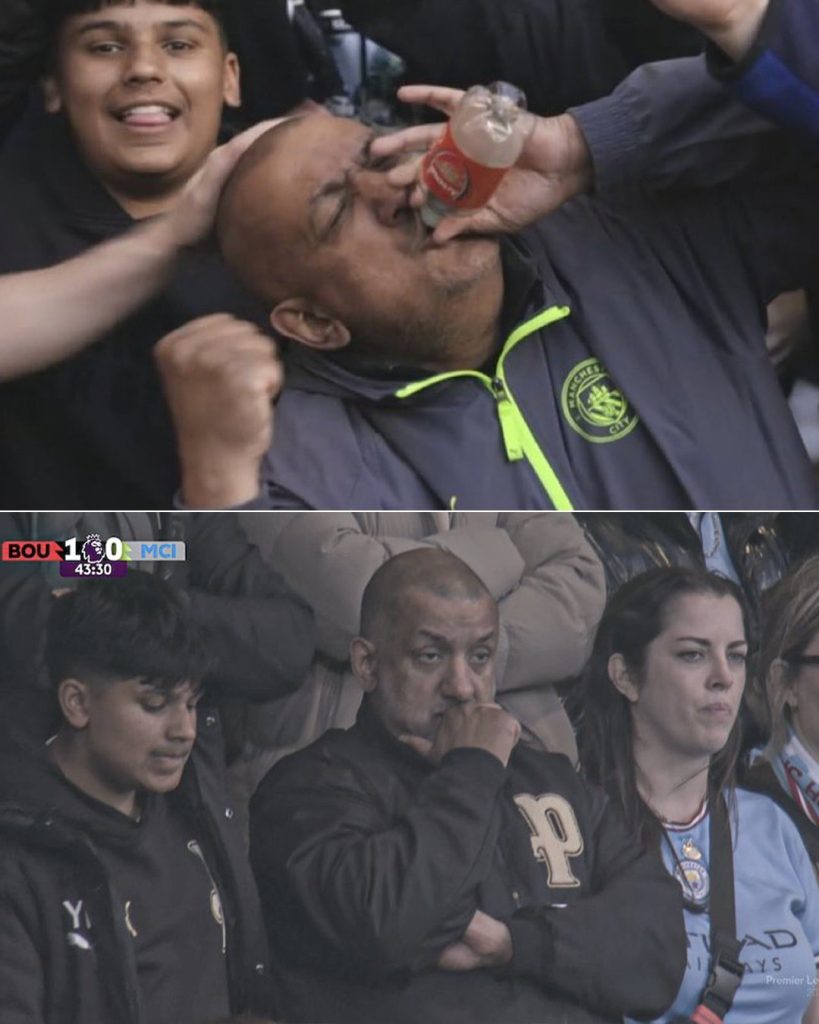 viral man city bvottle fan