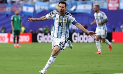 Messi scored hattrick as Argentina beat Algeria
