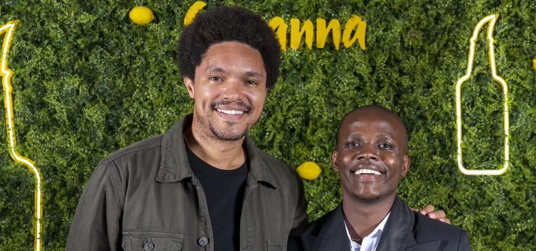 Trevor Noah with Crazy Kennar